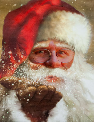 Bill as Santa