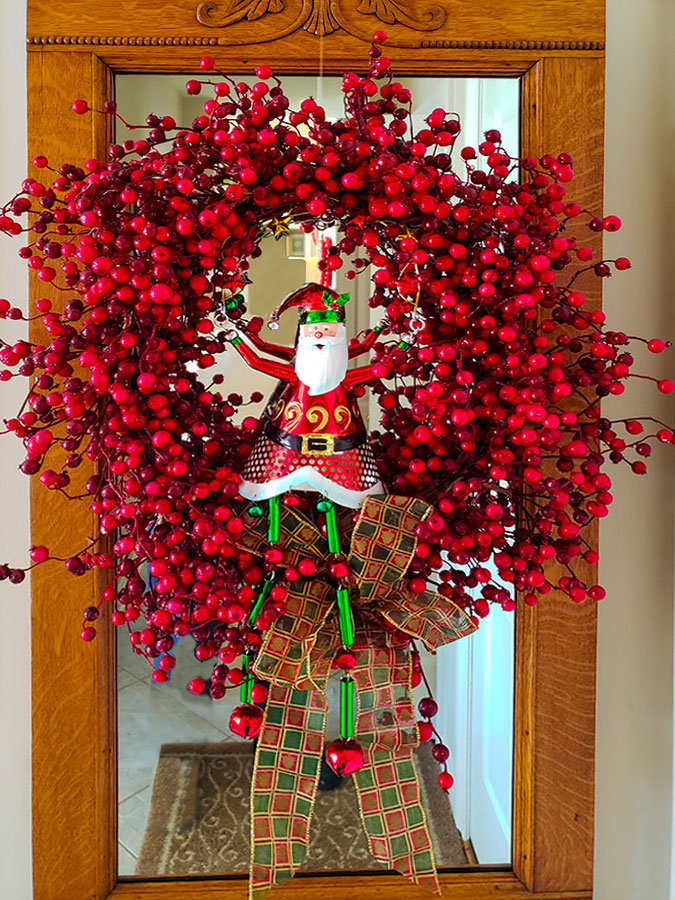Santa Berry wreath