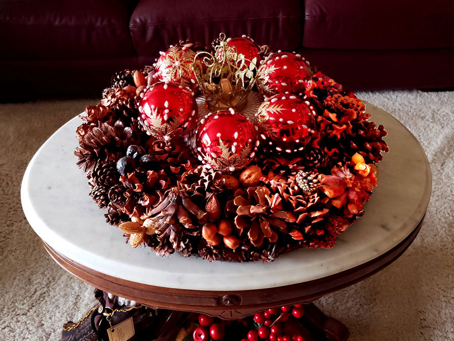 Pine Cone Wreath