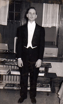 Bill in borrowed tails