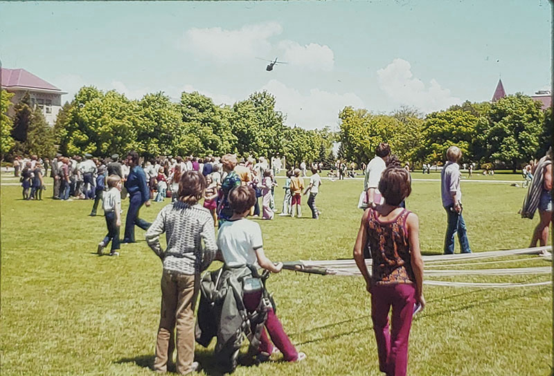 Sky Divers at USU