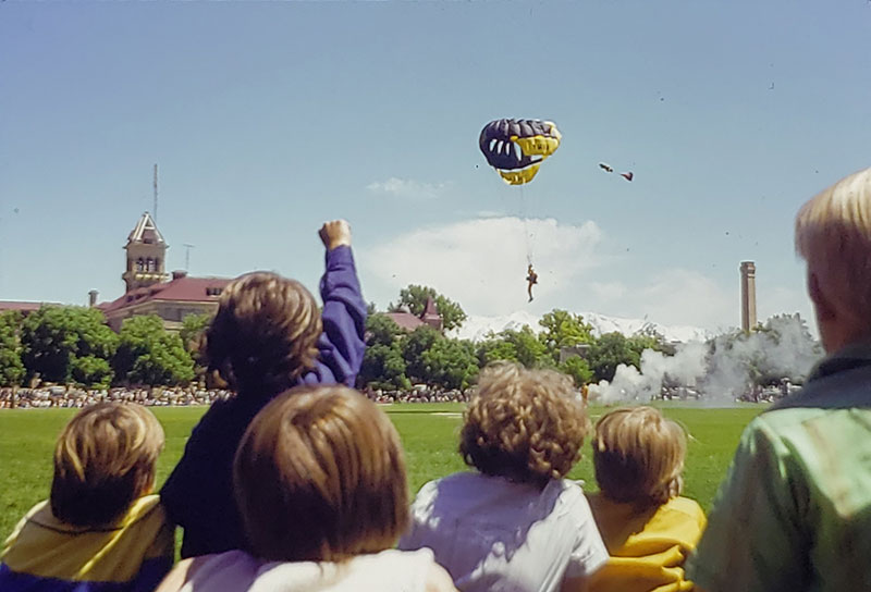 Sky Divers at USU