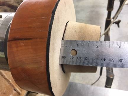 A close up of a barrel  Description automatically generated