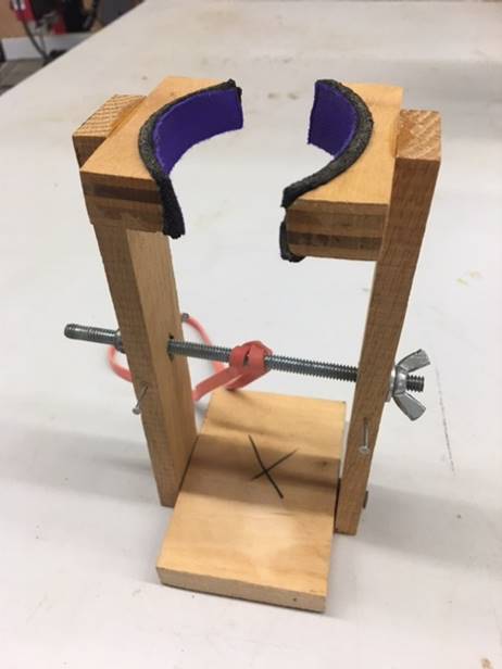A wooden table  Description automatically generated