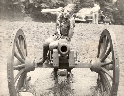 Bill at Boy Scout Jamboree