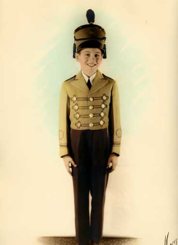 Bill in band uniform