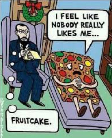 Fruit Cake Cartoon
